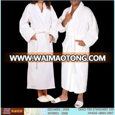 2016 hot 100% cotton hotel bathrobe